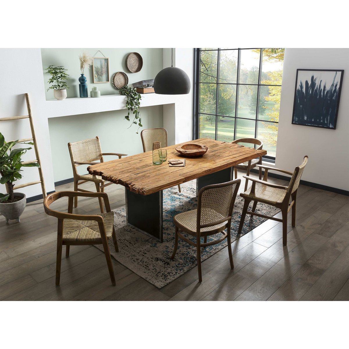 Industrial dining table 220x100 cm