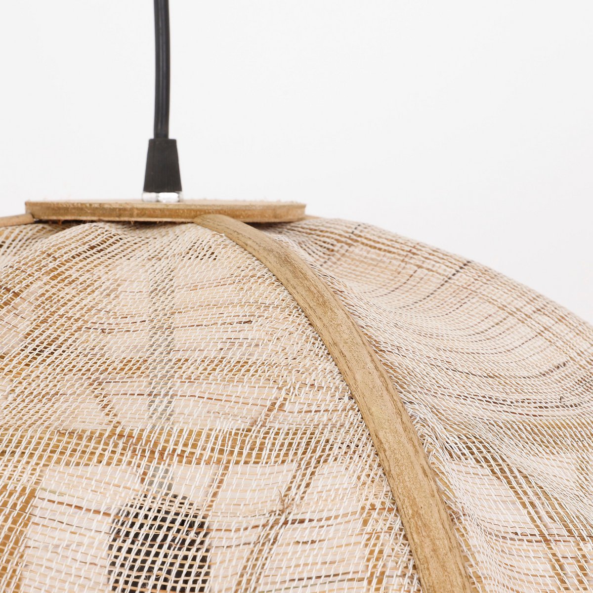 Pella Hanglamp Linnen Wit- H50 x Ø51cm