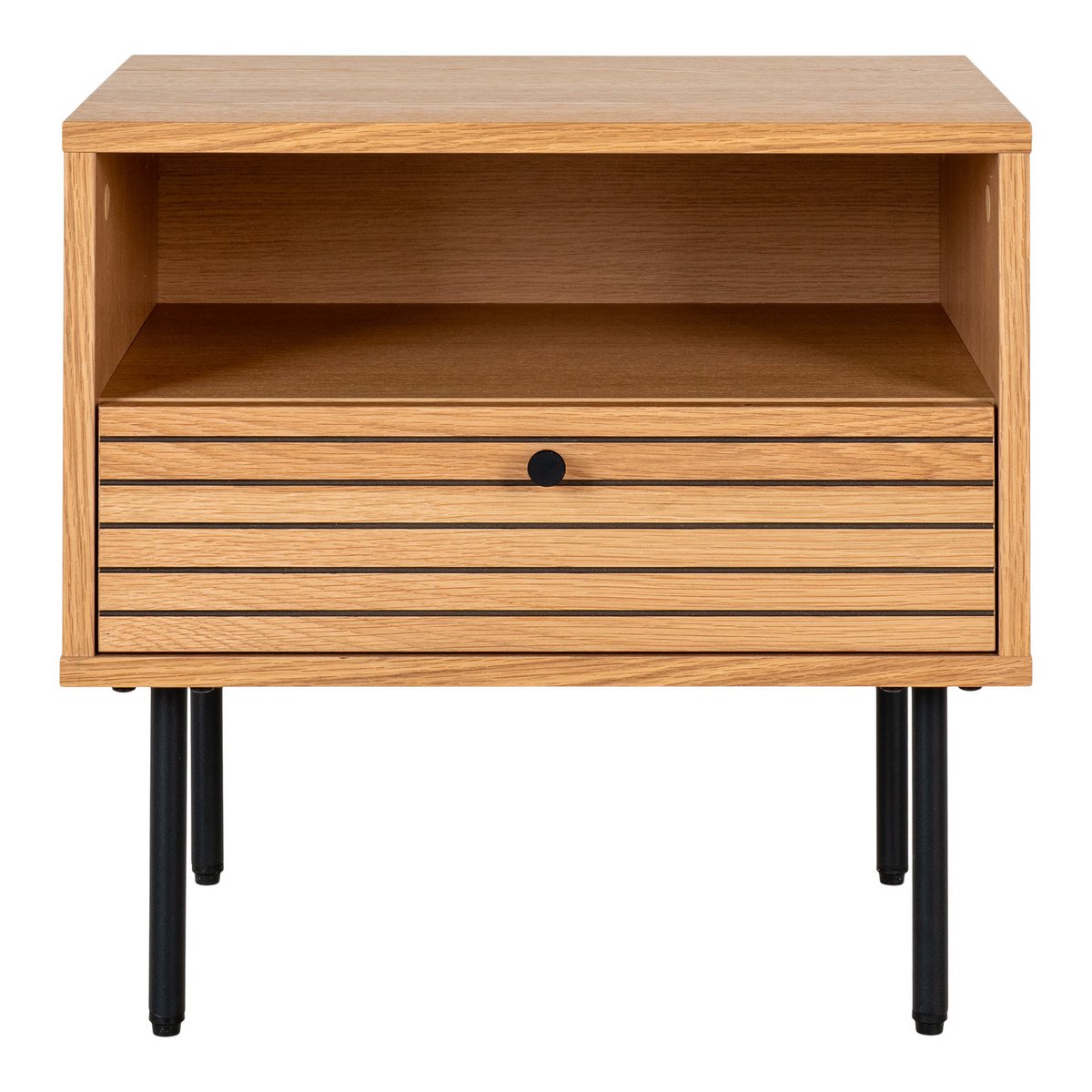 Kyoto Bijzettafel Eikenfineer 50x40x50 cm