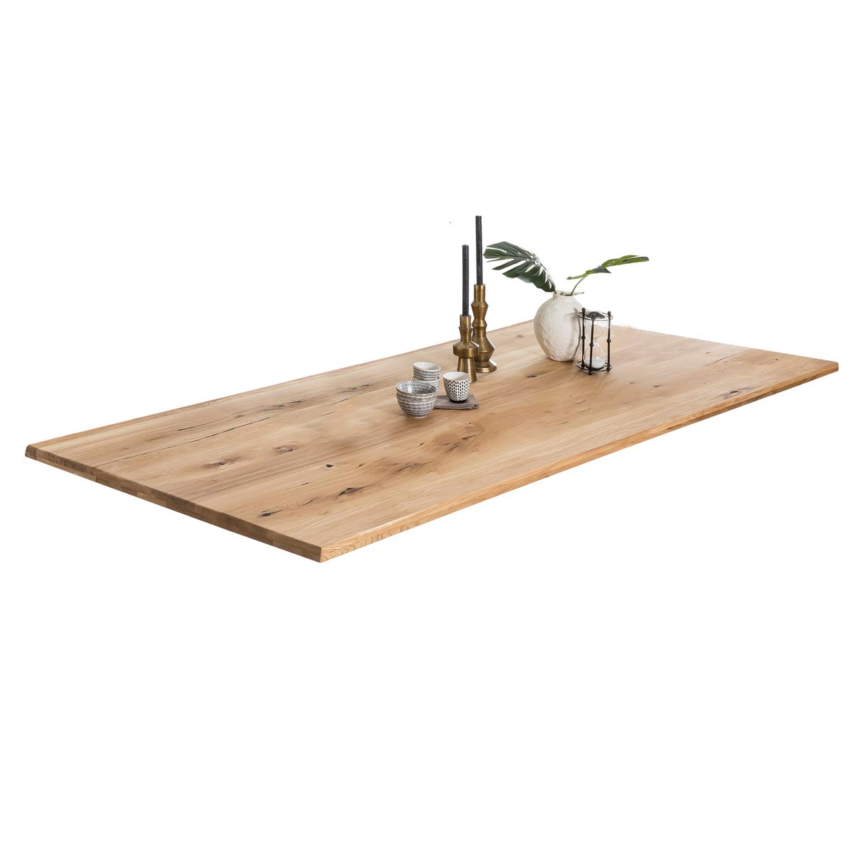 Dining table 180x100 cm Wood and Metal