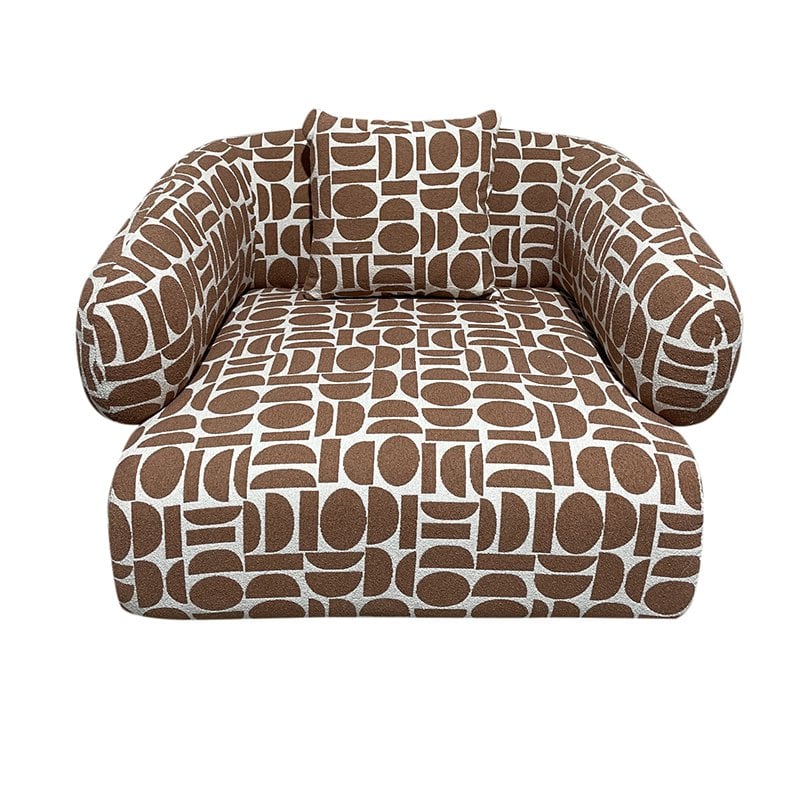 Loungestoel Amon Terracotta