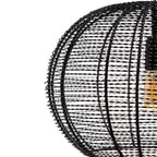 Hanglamp mat zwart Ø40x28cm