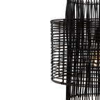 Hanglamp mat zwart Ø40x45cm