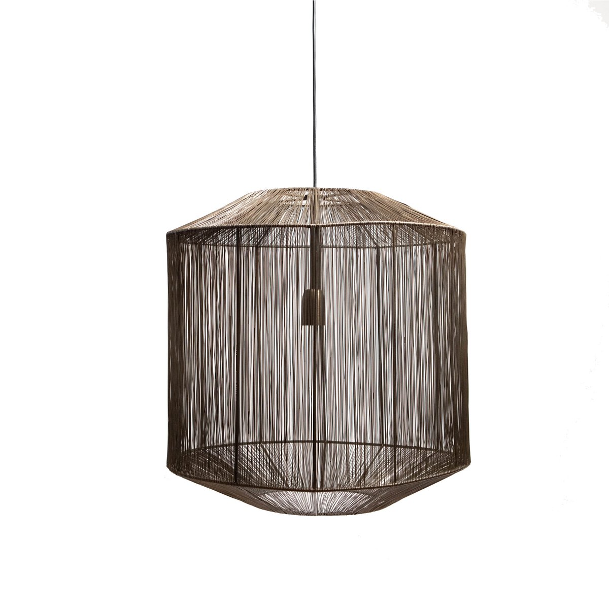 Hanglamp Metaal Antiek Brons Ø50x54cm
