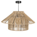 Elsa Hanglamp - Jute - Lichtbruin - H28 x Ø50 cm