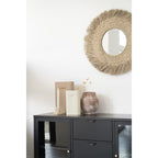 Keramische Vaas Beige 16,5x6,5x26 cm