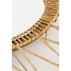 Ludy Wandspiegel Jute Ø70 cm Lichtbruin