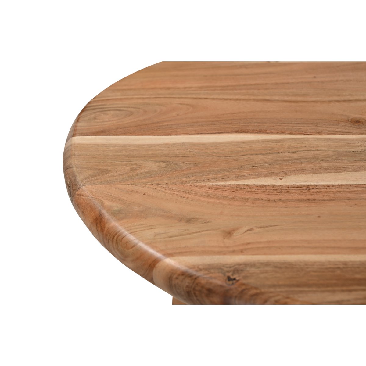 Side table made of solid acacia wood