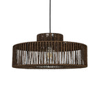 Hanglamp Walnoot Bruin Ø45x21cm