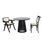 Ronde eettafel met kolomframe - Diameter 100cm