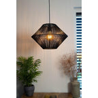Hanglamp Mat Zwart Ø50x34cm