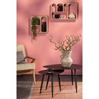 Bijzettafel Set van 2 - Metaal Zwart