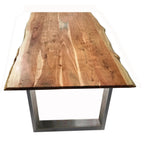 Tafel 180x100 cm natuurlijk acacia