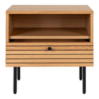 Kyoto Bijzettafel Eikenfineer 50x40x50 cm