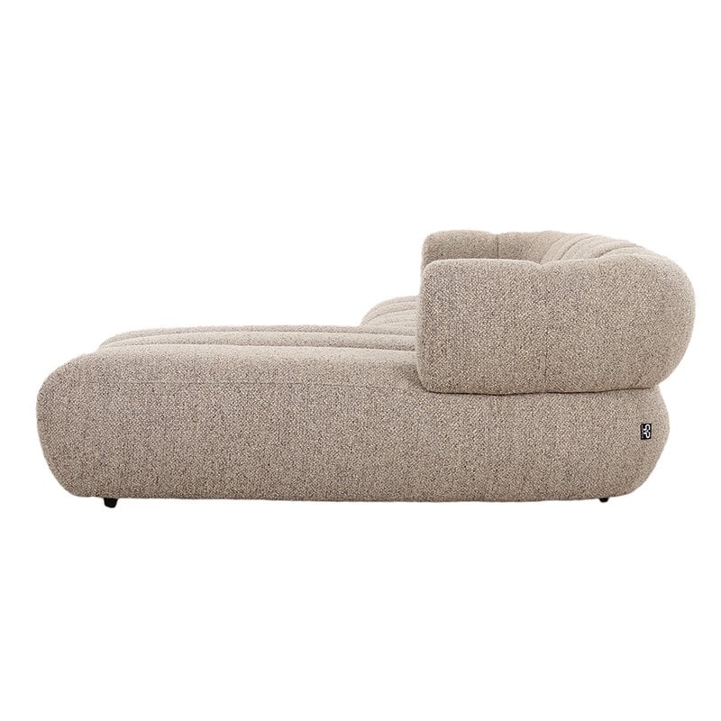 4-zits Bank Rechter Lounge Sand Boucle