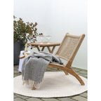 Vloerkleed Rond Beige Menorca