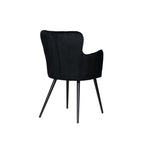 Vleugelstoel zwart (Set van 2) - Comfortabel design