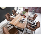 Dining table 240x100 cm Natural Acacia