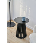 Round Side Table Black