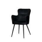 Vleugelstoel zwart (Set van 2) - Comfortabel design