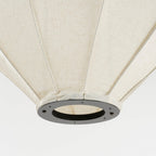 Pego Hanglamp Linnen Off White - H94 x Ø70 cm