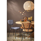 Pella Hanglamp Linnen Wit- H50 x Ø51cm