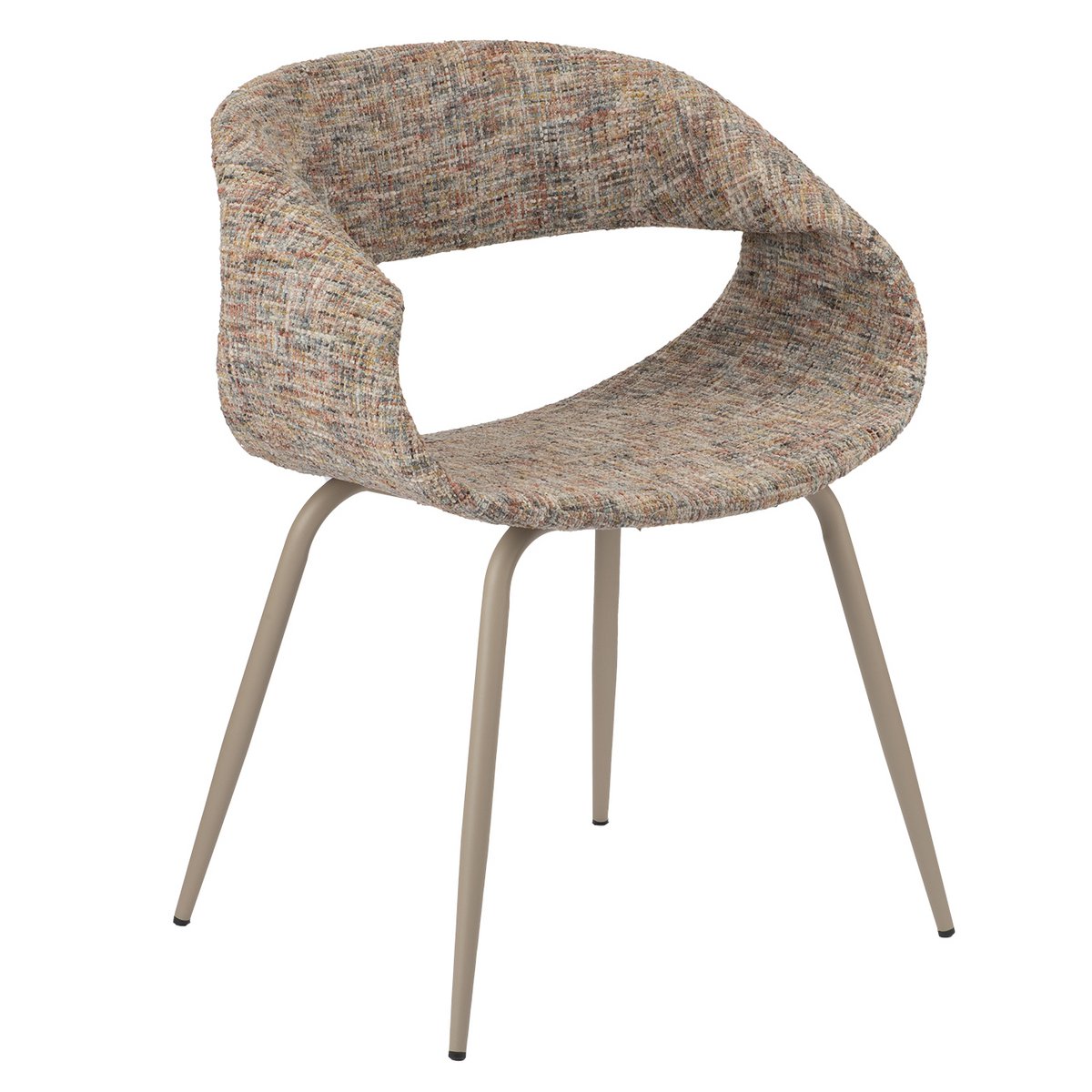 Walvisstoel met retro ontwerp in eetkamer