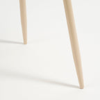 Beige Metalen Bijzettafel  - H44 x Ø40 cm
