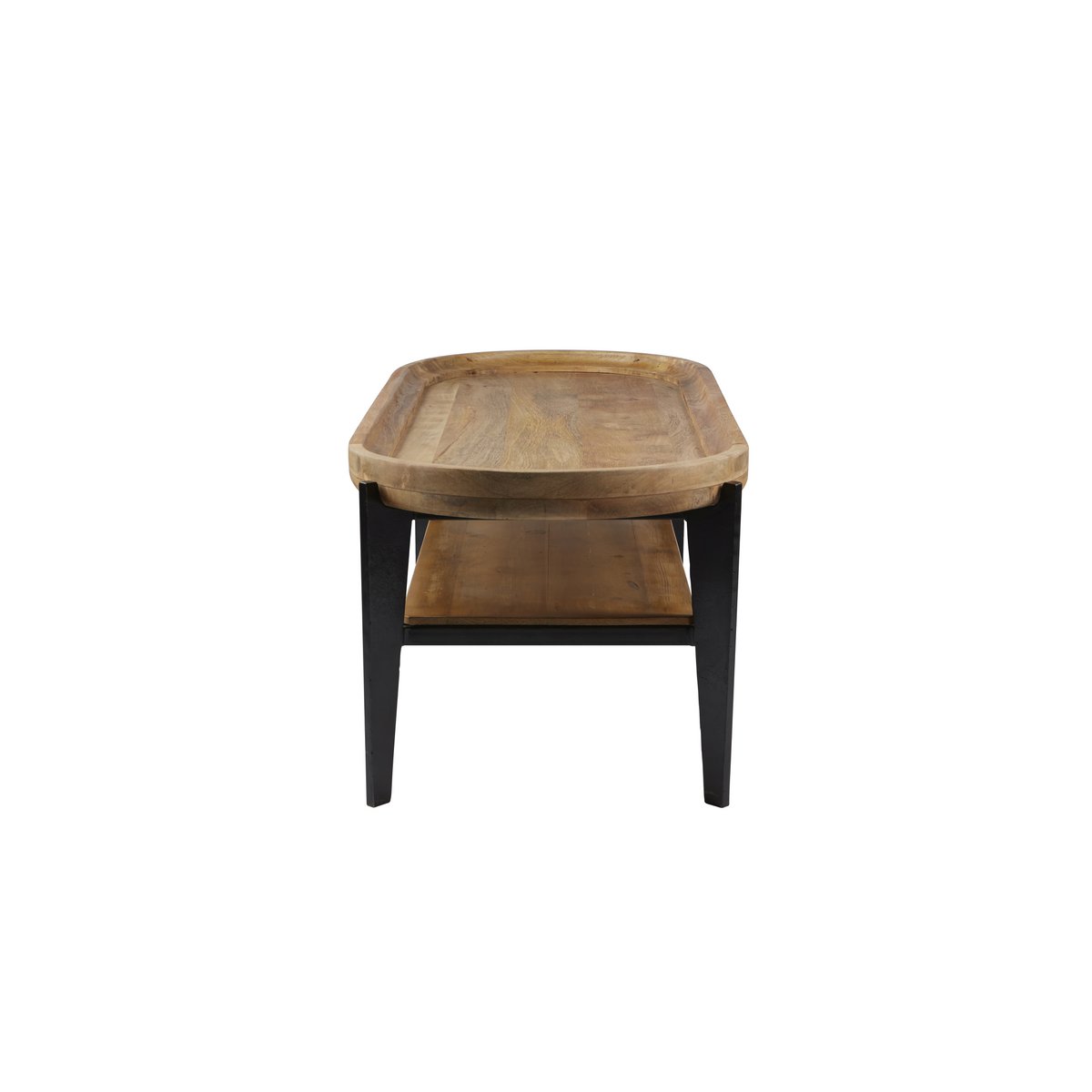 Rectangular Coffee Table with Tray