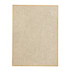 Wanddecoratie van MDF met linnen in moderne woonkamer