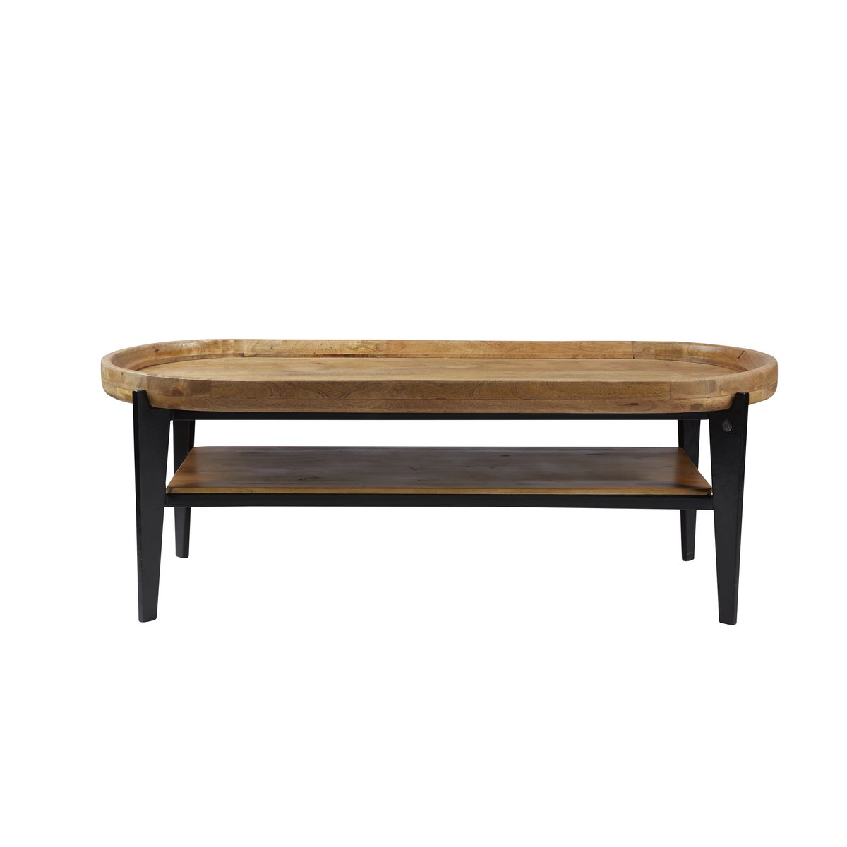 Rectangular Coffee Table with Tray