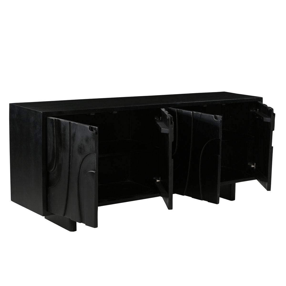 Solid Mango Wood Sideboard 180 cm