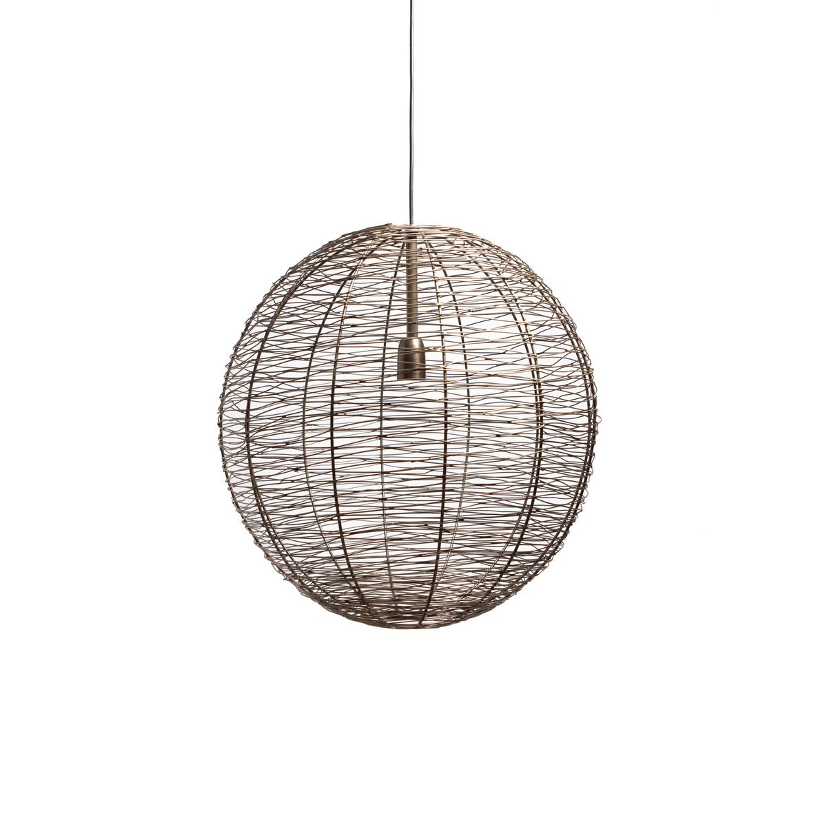 Hanglamp antiek brons Ø55x55cm