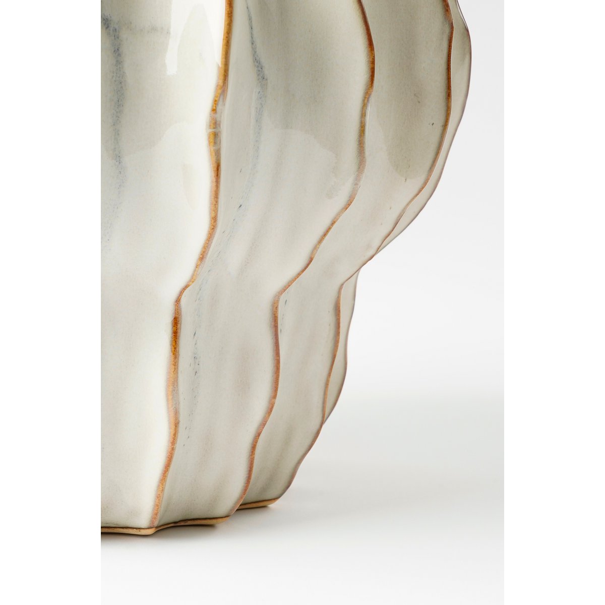 Altea Flower Pot Indoor - H20 x Ø25 cm - Ceramic - White