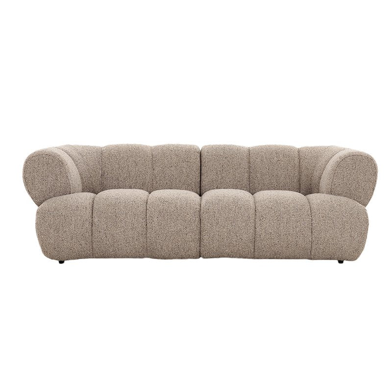 Beige 2,5-zits bank in moderne woonkamer