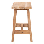 Barcelona Bench - Natural Teak 50x25x45cm