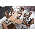 Tafel 180x100 cm natuurlijk acacia