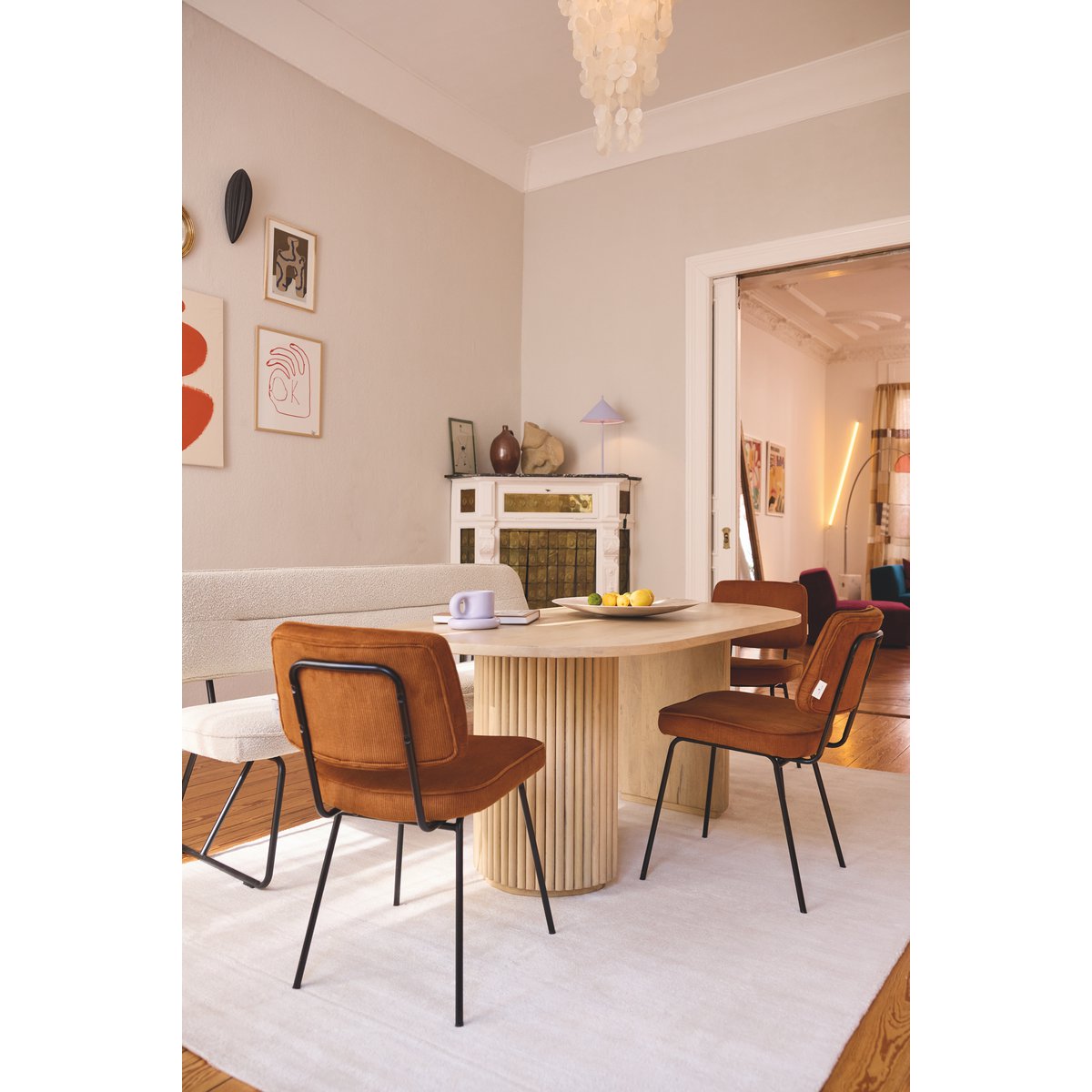 Eettafel 180x90 cm Mangohout