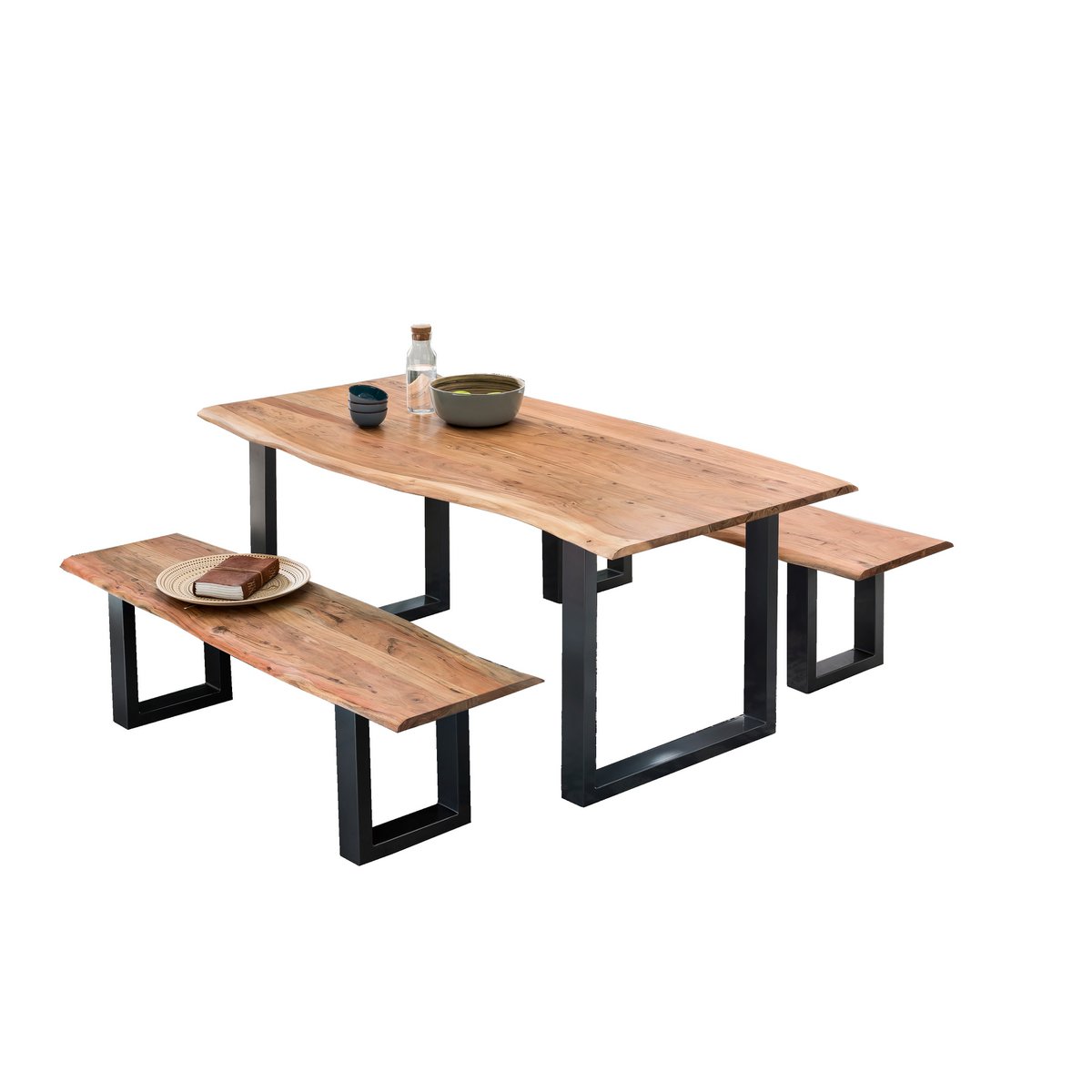 Dining table 240x100 cm Natural Acacia