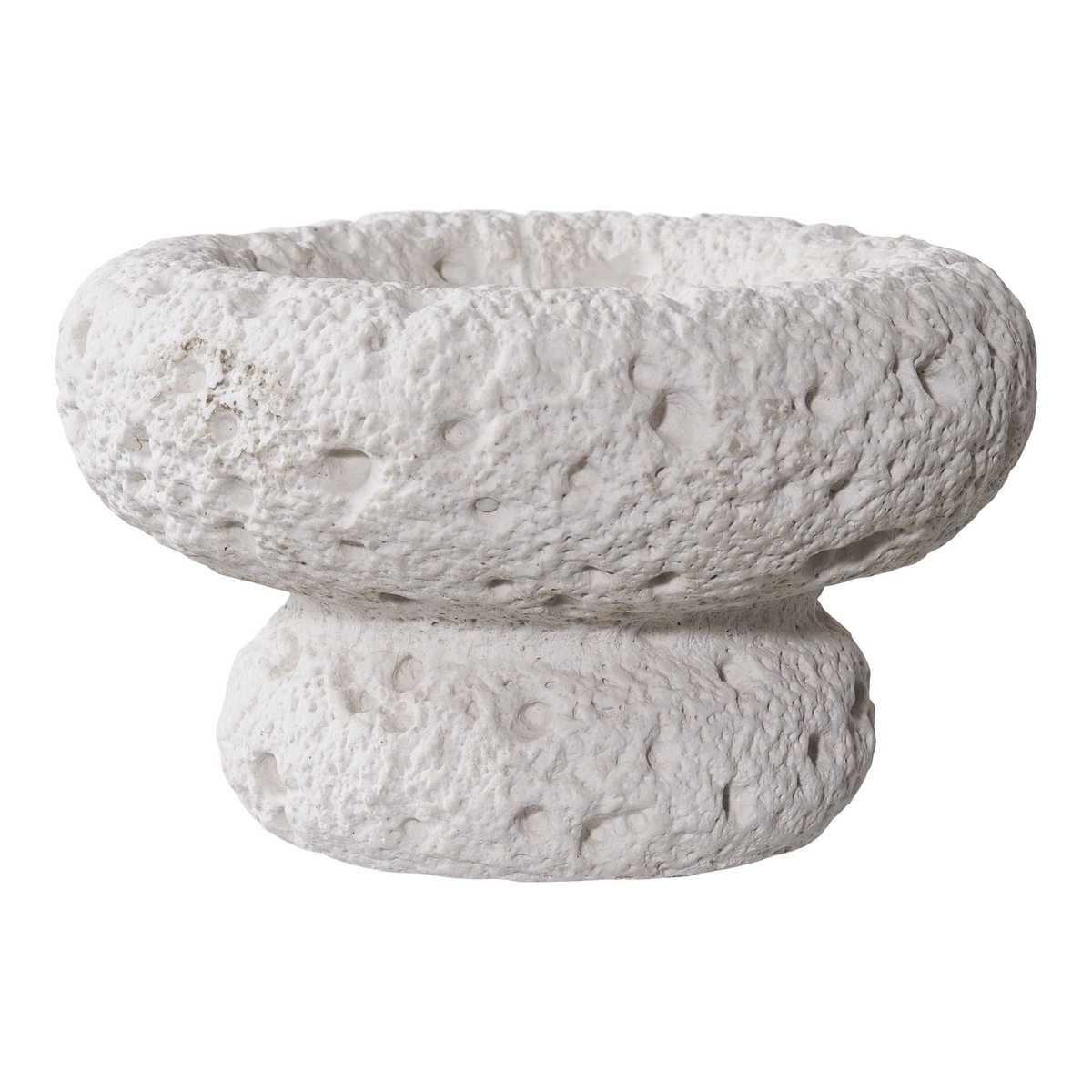 Kandelaar set van 2 cement grijs