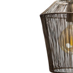 Hanglamp Metaal Antiek Brons Ø33x36cm