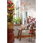 Houten Bankje Gerecycled Hout Bruin - L80 x B37 x H44 cm