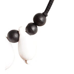 Zwart-Wit Octo Ketting op Standaard