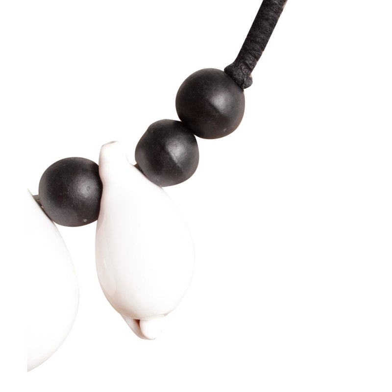Zwart-Wit Octo Ketting op Standaard