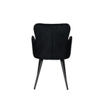 Vleugelstoel zwart (Set van 2) - Comfortabel design