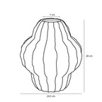 Altea Vaas - H28 x Ø25 cm - Keramiek - Brons