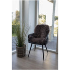 Lamsvachtkleed Bruin 50x85 cm - Echt Lamsleer