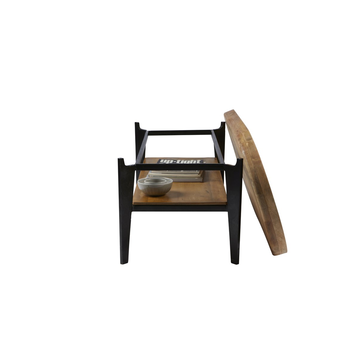 Rectangular Coffee Table with Tray