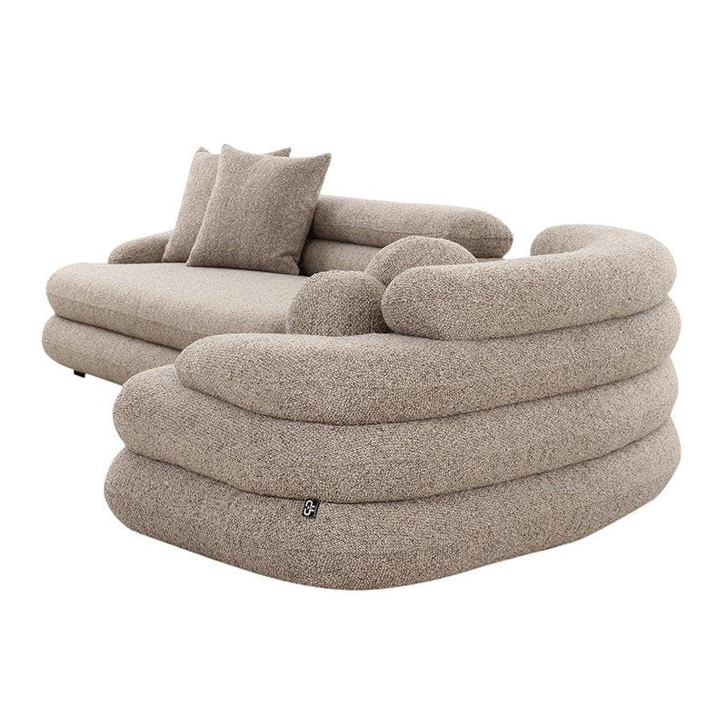 Bank 6-zits Sand Boucle