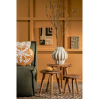 Bold Bijzettafel Gerecycled Hout Ø33cm